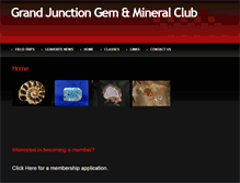 Tablet Screenshot of grandjunctionrockclub.org